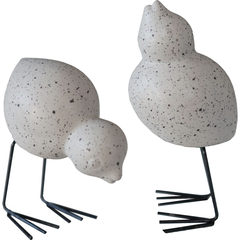 Swedish Birds Easter Decoration 2-pack, Mole Dot