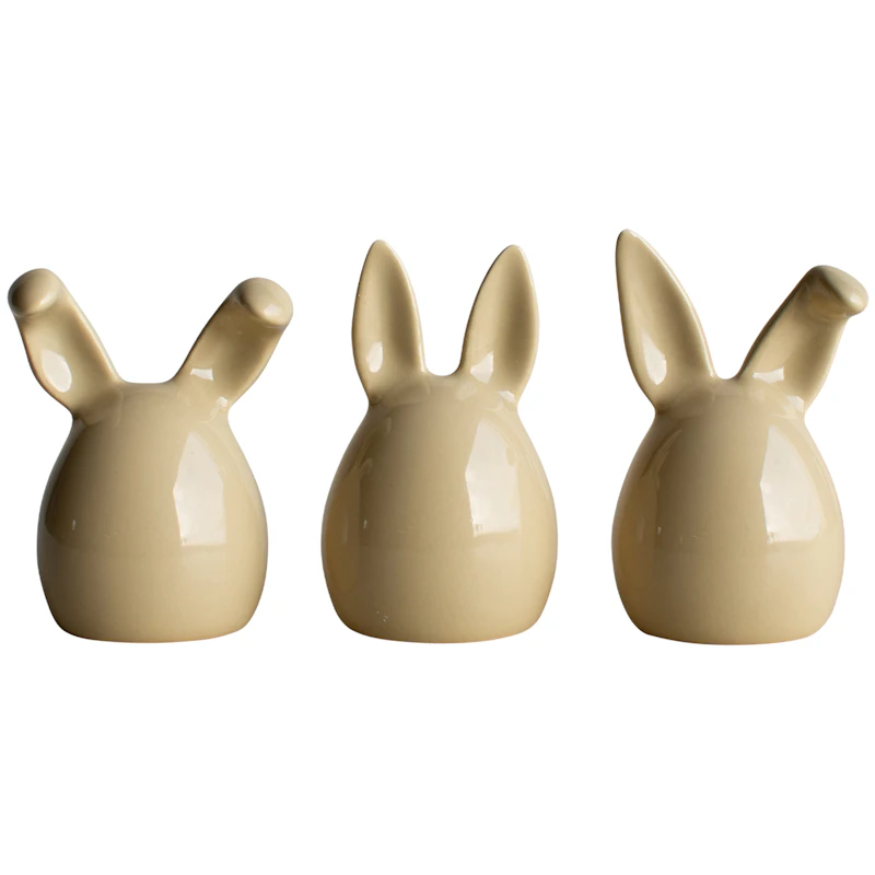 Triplets Easter Decoration 3-pack, Yellow
