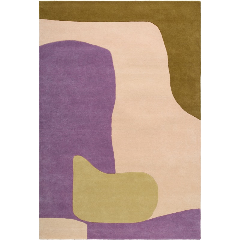 Abstract Wool Rug 300x400 cm, Nature
