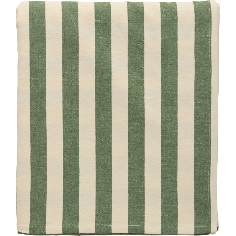 Block Stripe Tablecloth 140x240 cm, Green