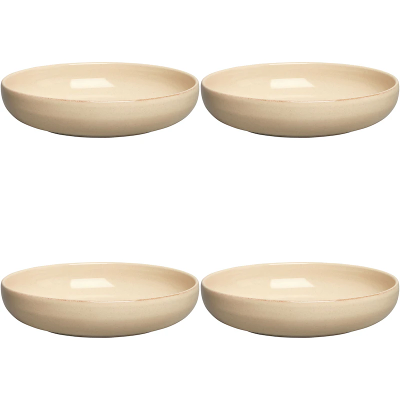BON Bowl 22 cm 4-pack, Beige