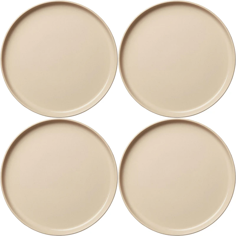 BON Plate 28 cm 4-pack, Beige