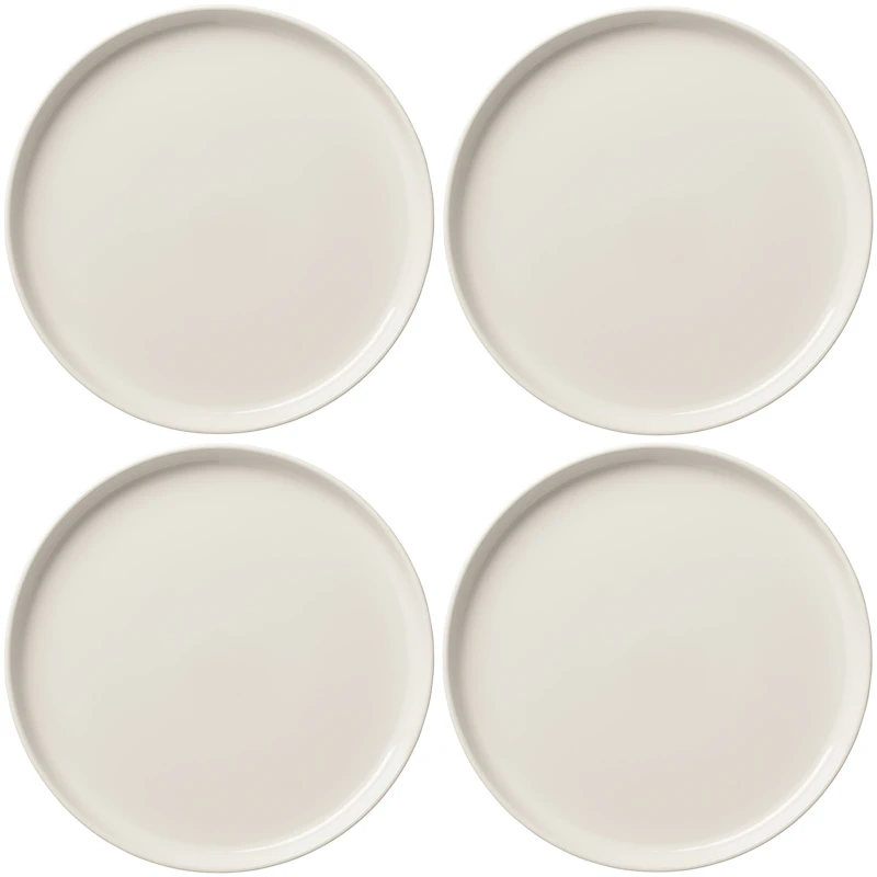 BON Plate 28 cm 4-pack, Ivory