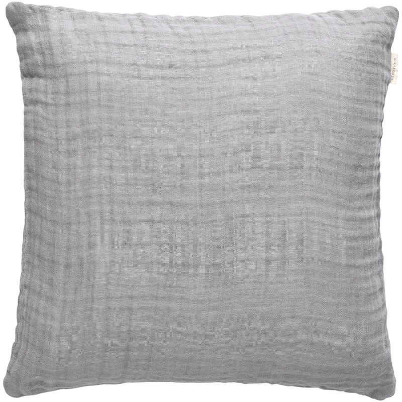 Crinkle Cushion 50x50 cm, Grey