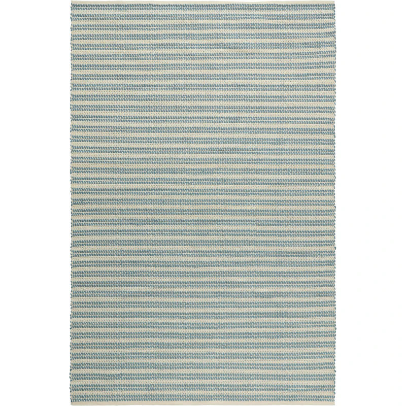Dune Rug Recycled PET 180x270 cm, Dusty Blue / Off-white
