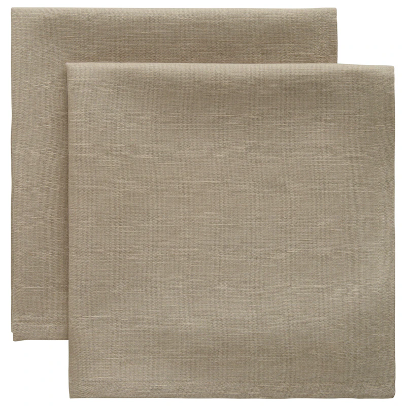 Florence Napkin 45x45 cm 2-pack, Beige