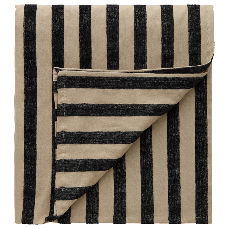 Florence Tablecloth 140x240 cm, Nature / Black