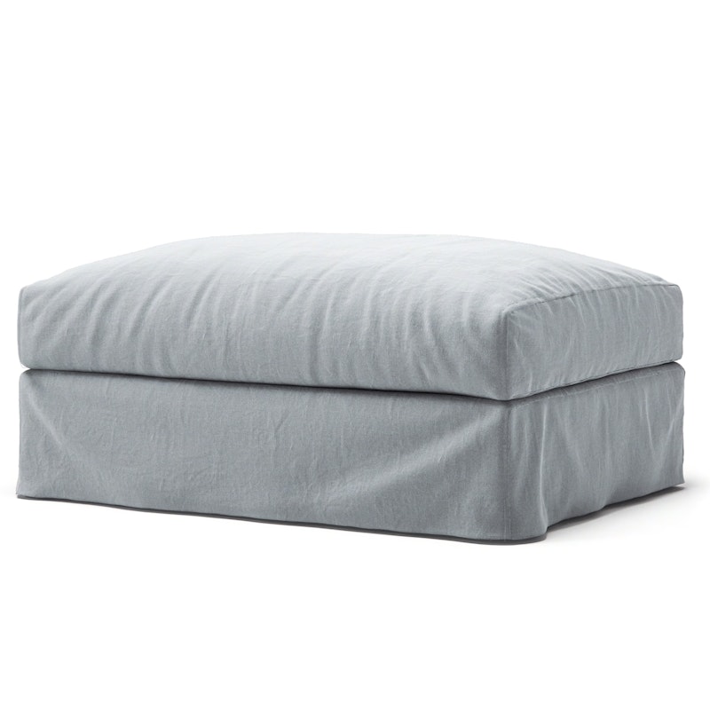 Le Grand Air Footstool Linen, Nordic Sky