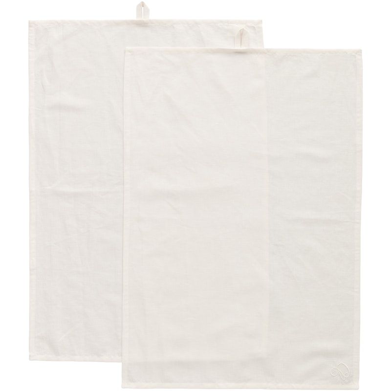 Sienna Kitchen Towel 50x70 cm 2-pack, White