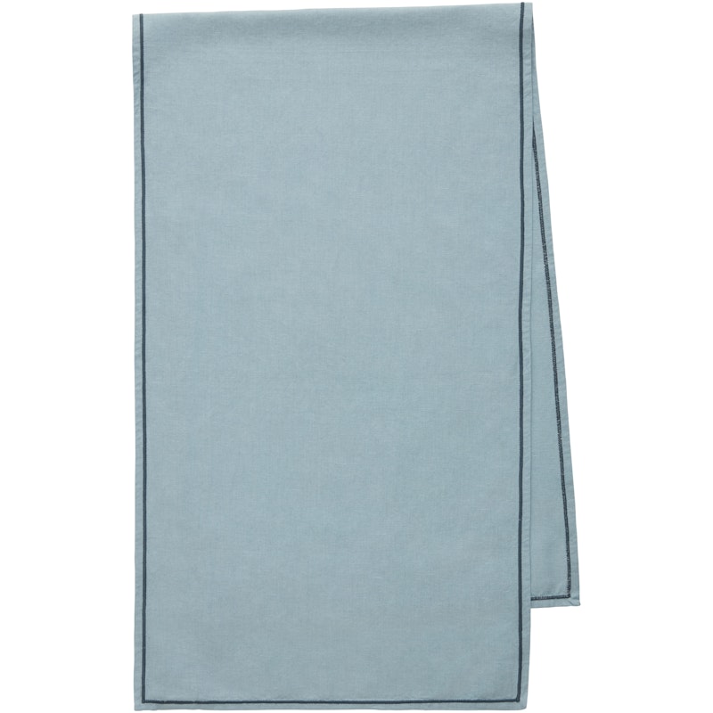 Sienna Table Runner 45x150 cm, Dusty Blue