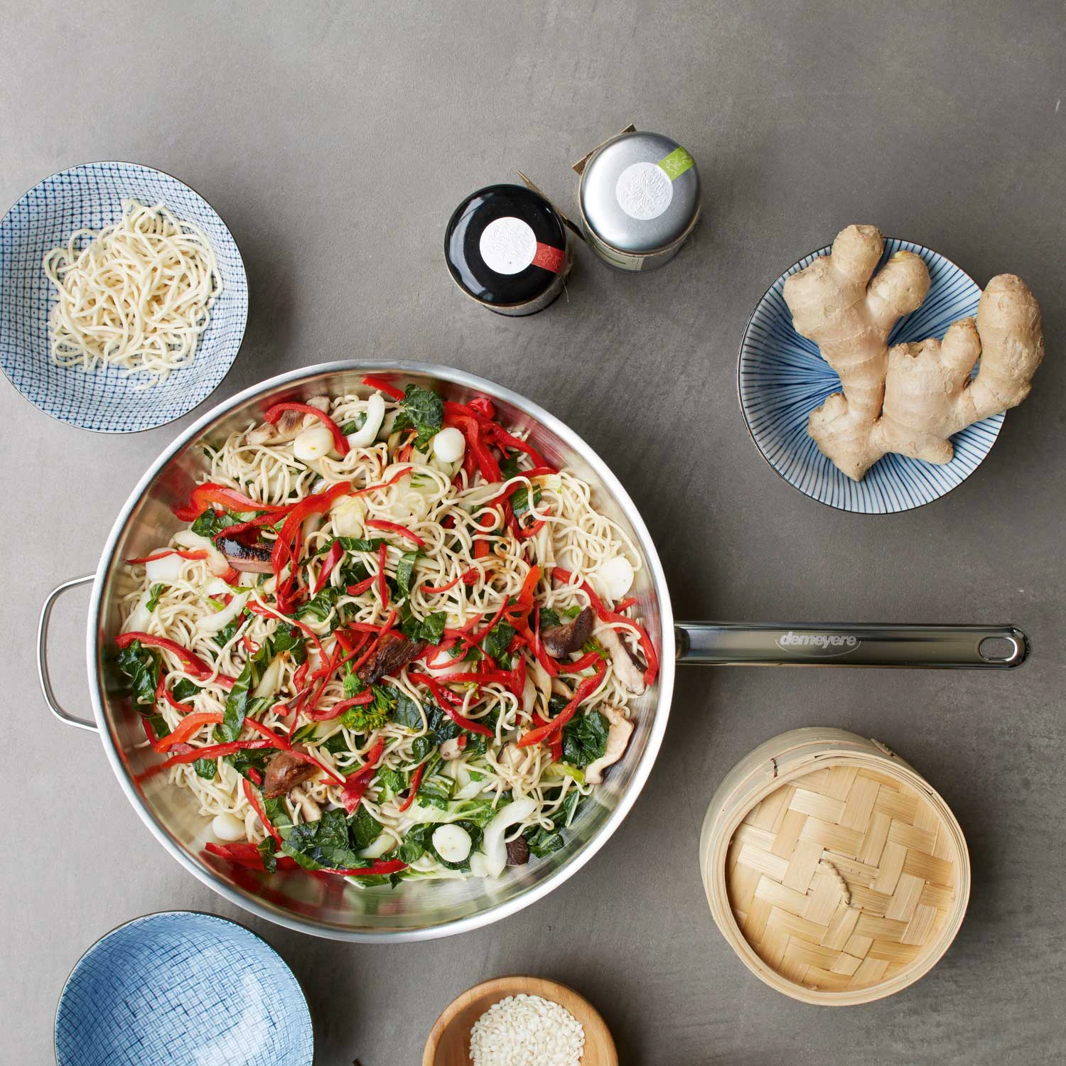 Demeyere Apollo Wok, XXL - Thumbnail 2