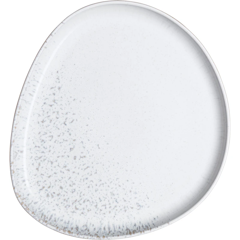 Kiln Organic Serving Plate 27x30 cm, Beige