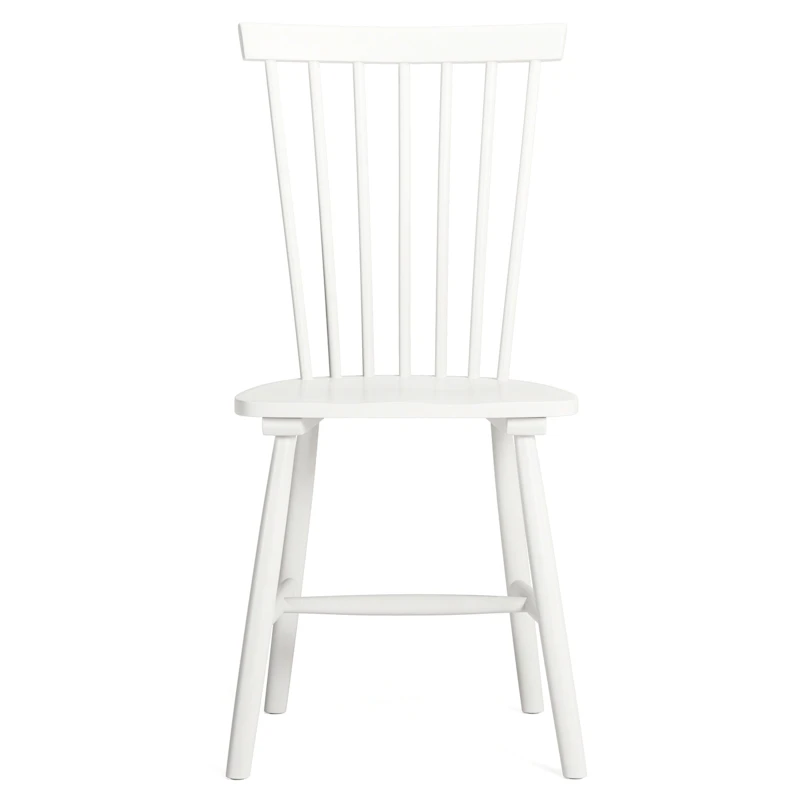 Wood H17 Windsor Chair, White