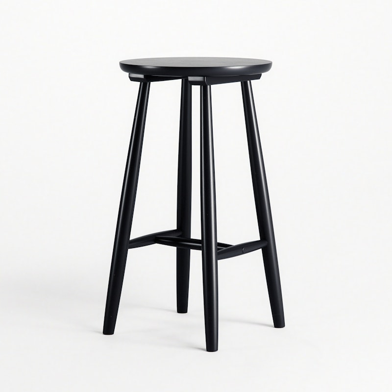 Wood H23 Barstool, Black from Department | RoyalDesign