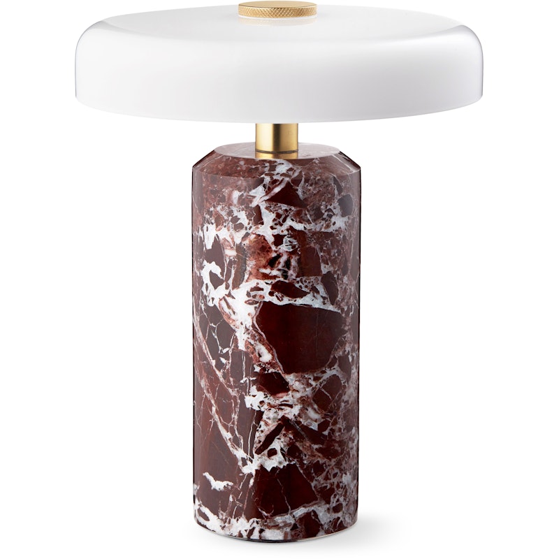 Trip Table Lamp Portable, Burgundy