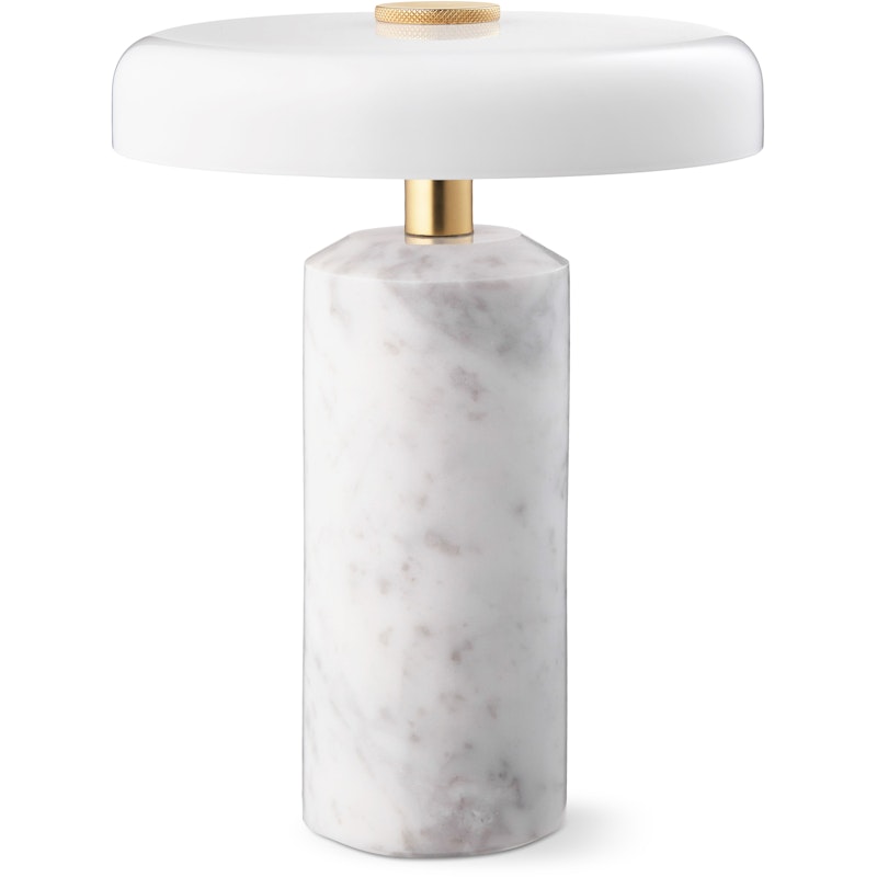 Trip Table Lamp Portable, Carrara