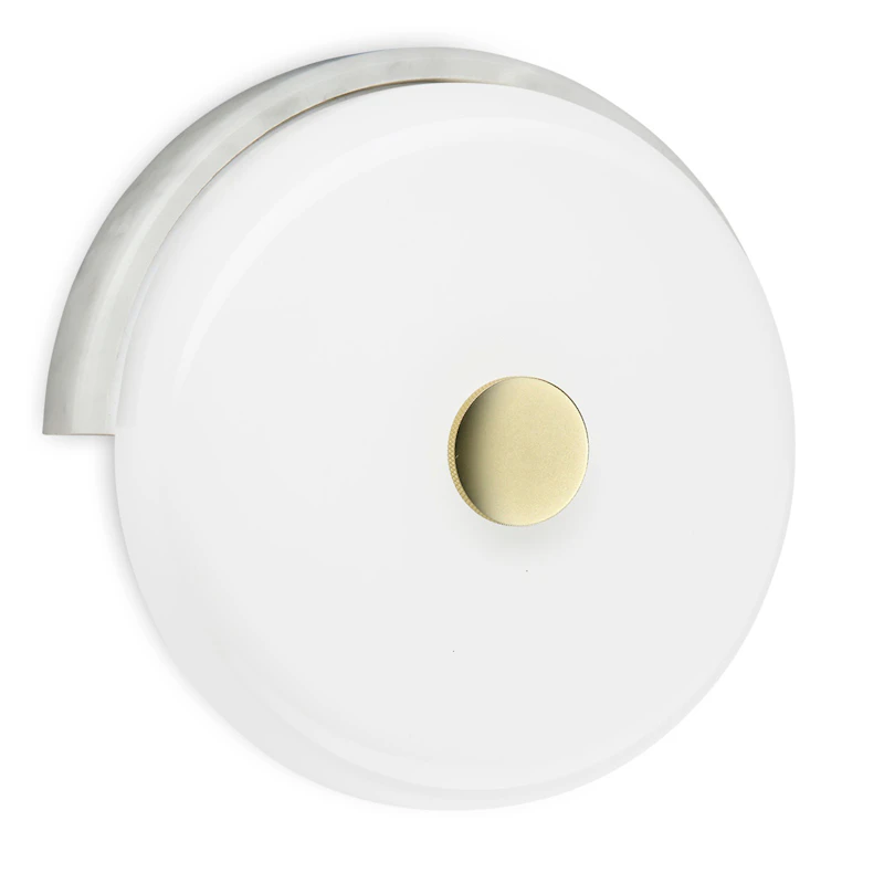 Trip Wall Lamp, Marble Carrara / Opal