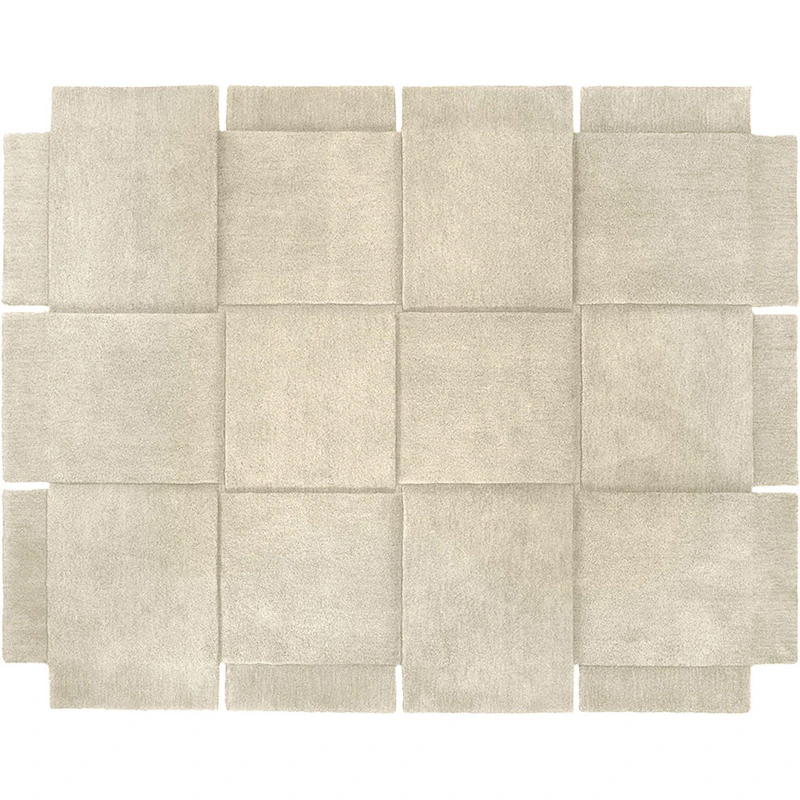 Basket Rug Beige, 185x240 cm