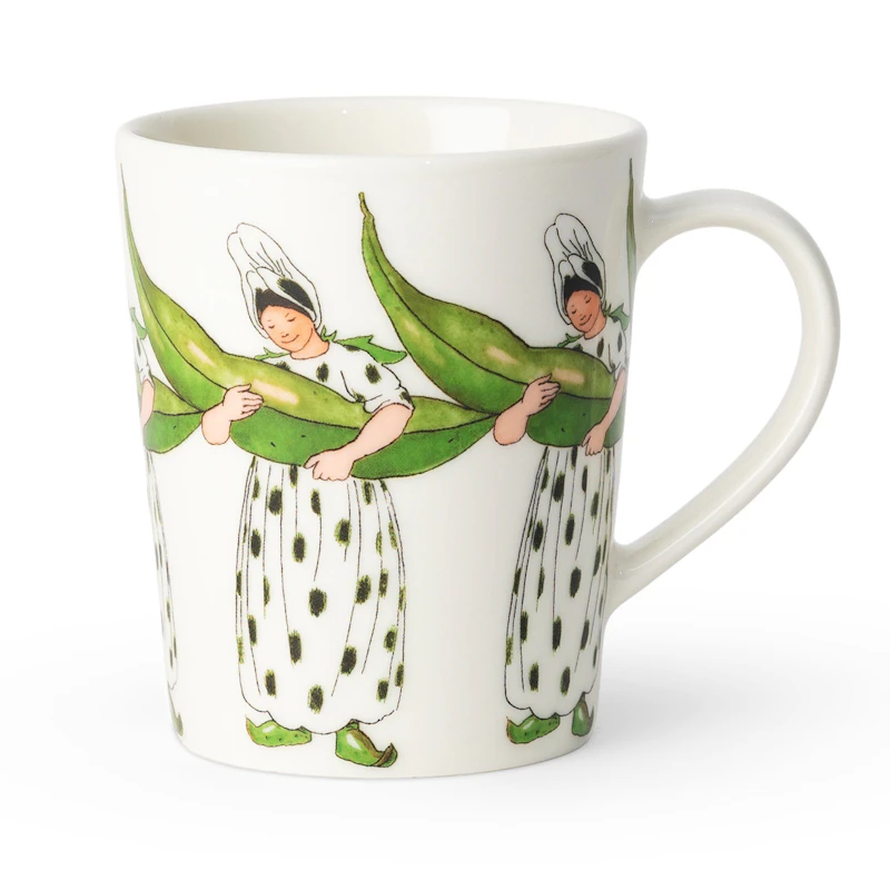 Elsa Beskow Mug 28 cl, Mrs Broad Bean
