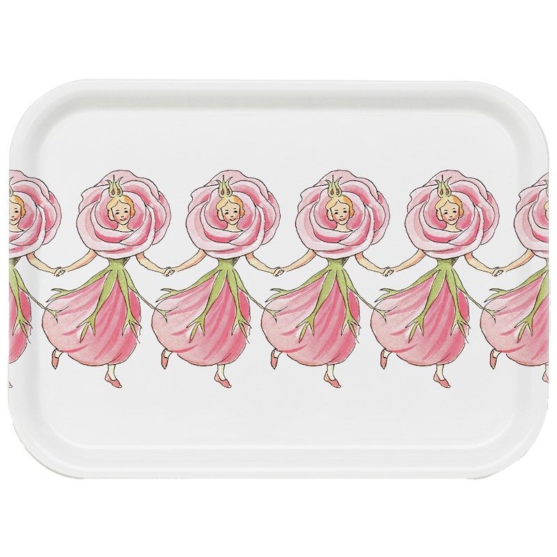 Elsa Beskow Tray 20x27 cm, Rose