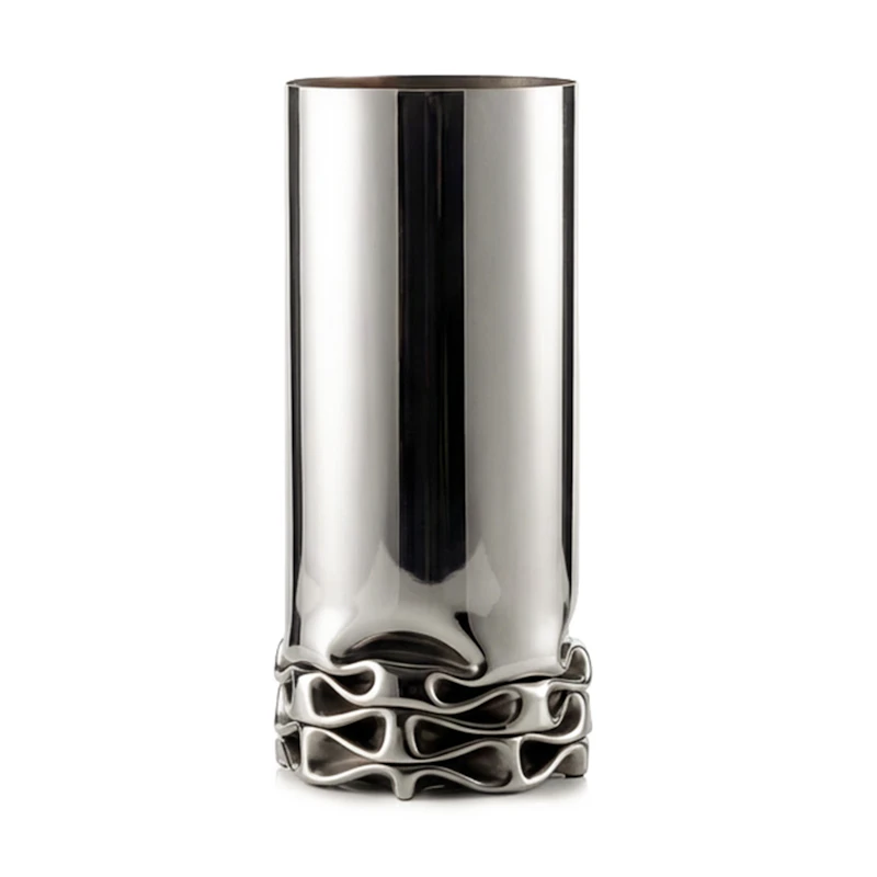 Hydraulic Vase Stainless Steel, 33 cm