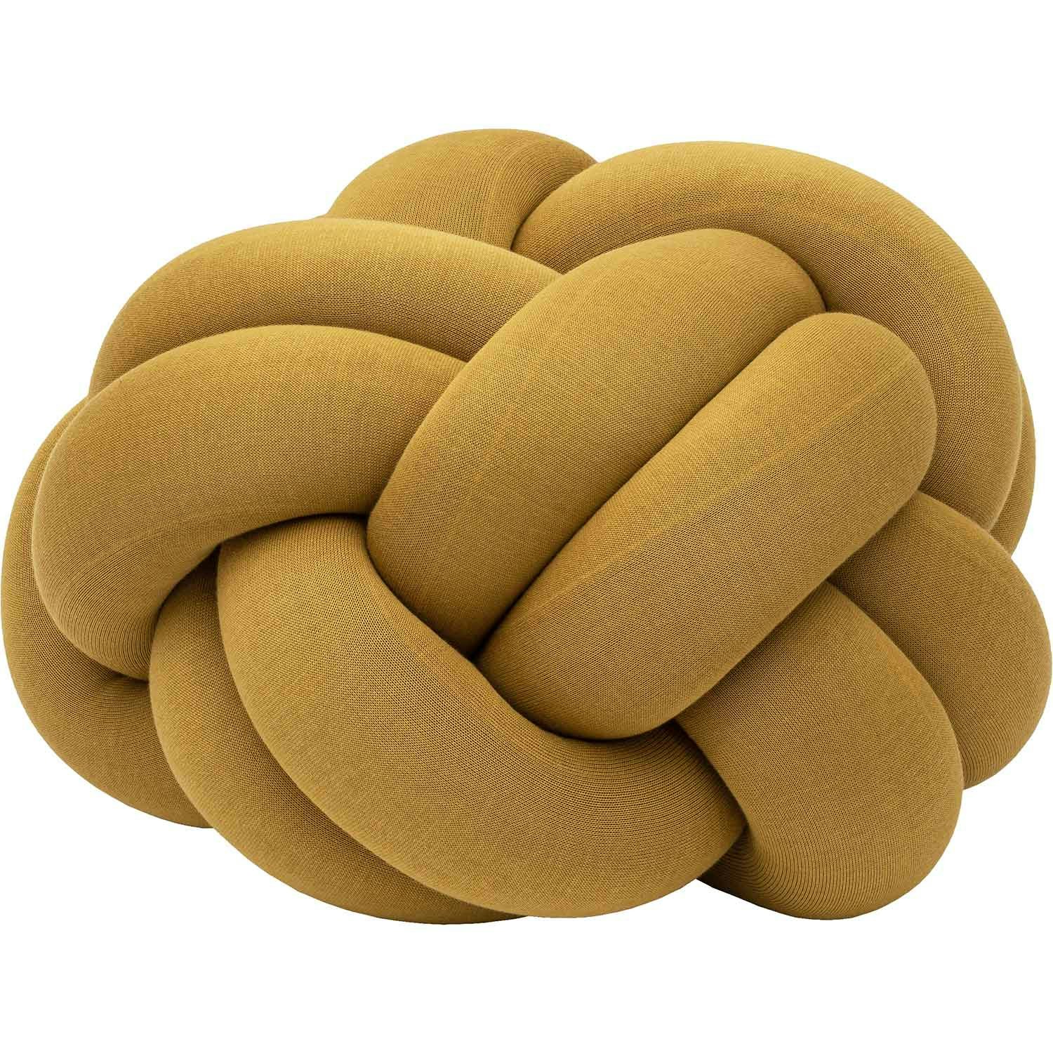 Knot Cushion XL, Yellow from Design House Stockholm