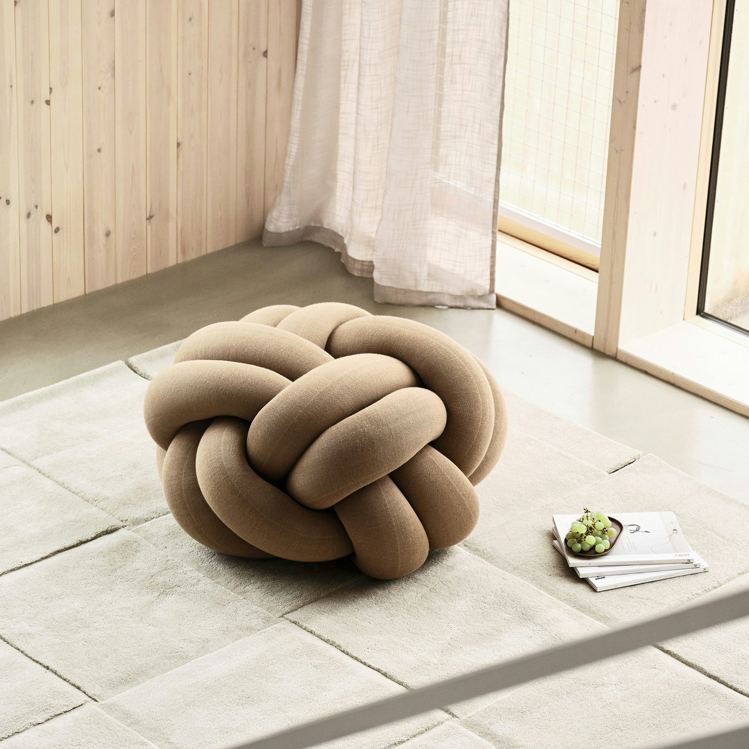 クッション・座布団 Design House Stockholm Knot Cushion Knot Cushion Pouf – Design House Stockholm