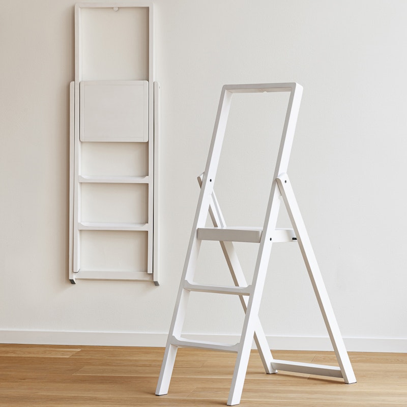 Step Ladder, White