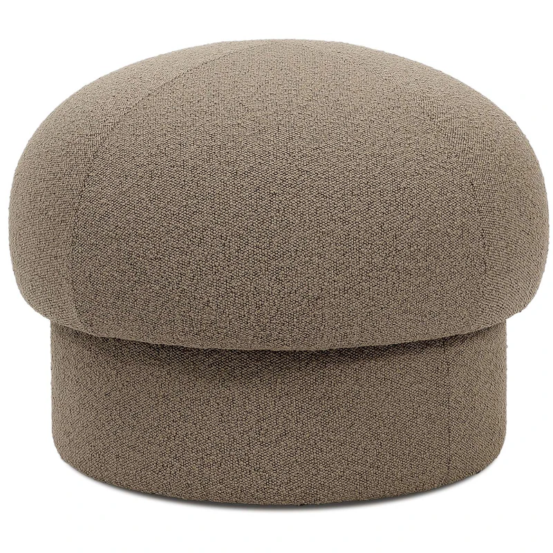 Uno Pouf Brown, Ø65 cm