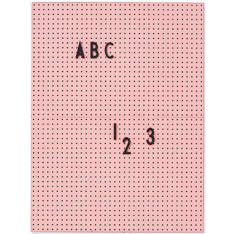 Design Letters Message Board A4, Pink
