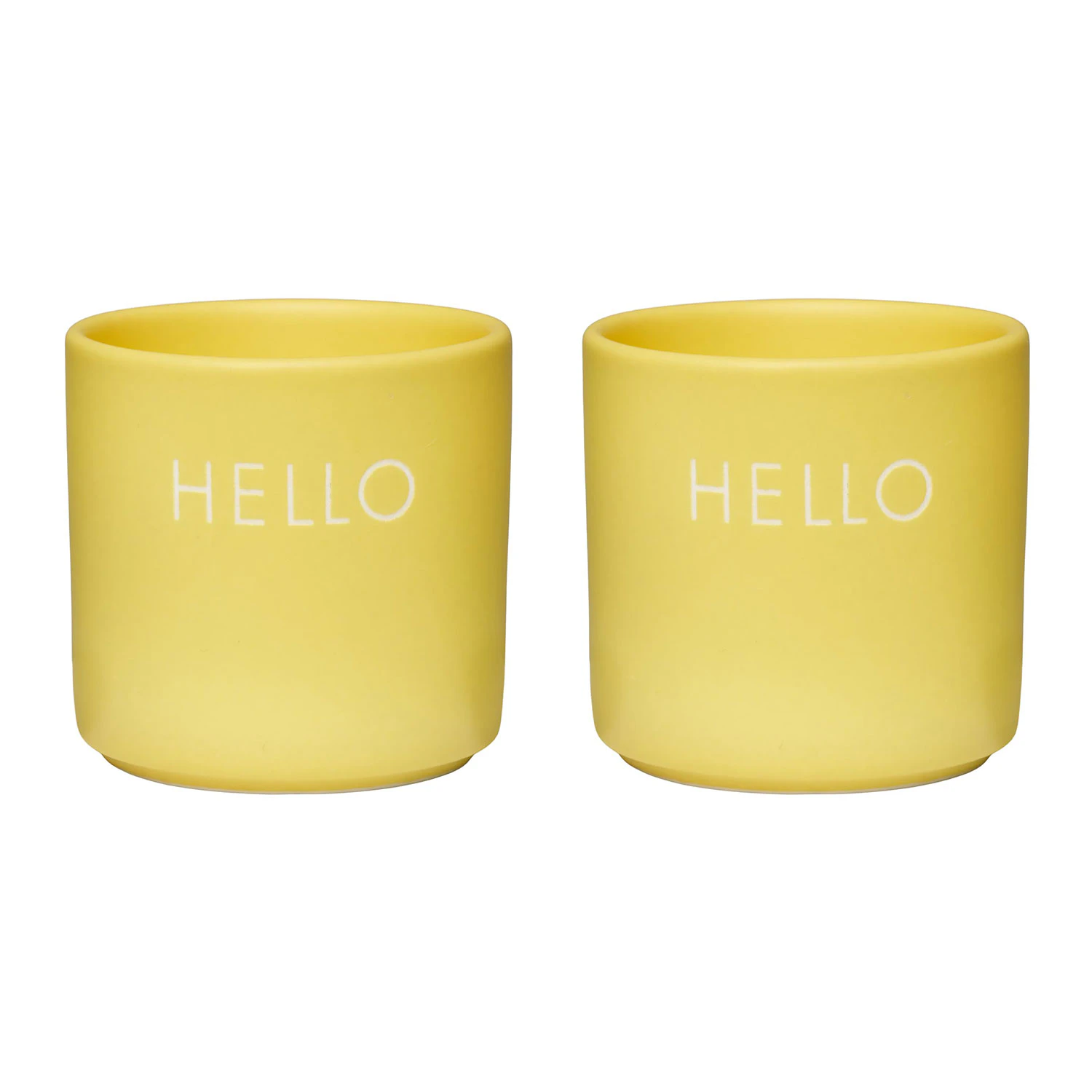 Egg Cups Yellow, 2-pack from Design Letters | RoyalDesign