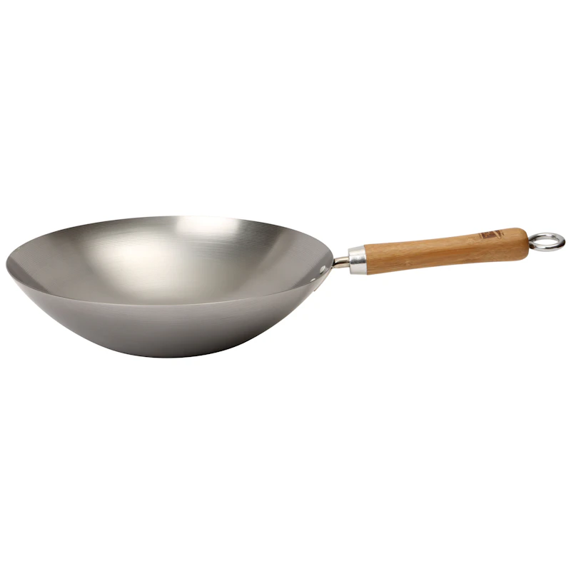 School of Wok Wok Pan Carbon Steel Grey, 30 cm