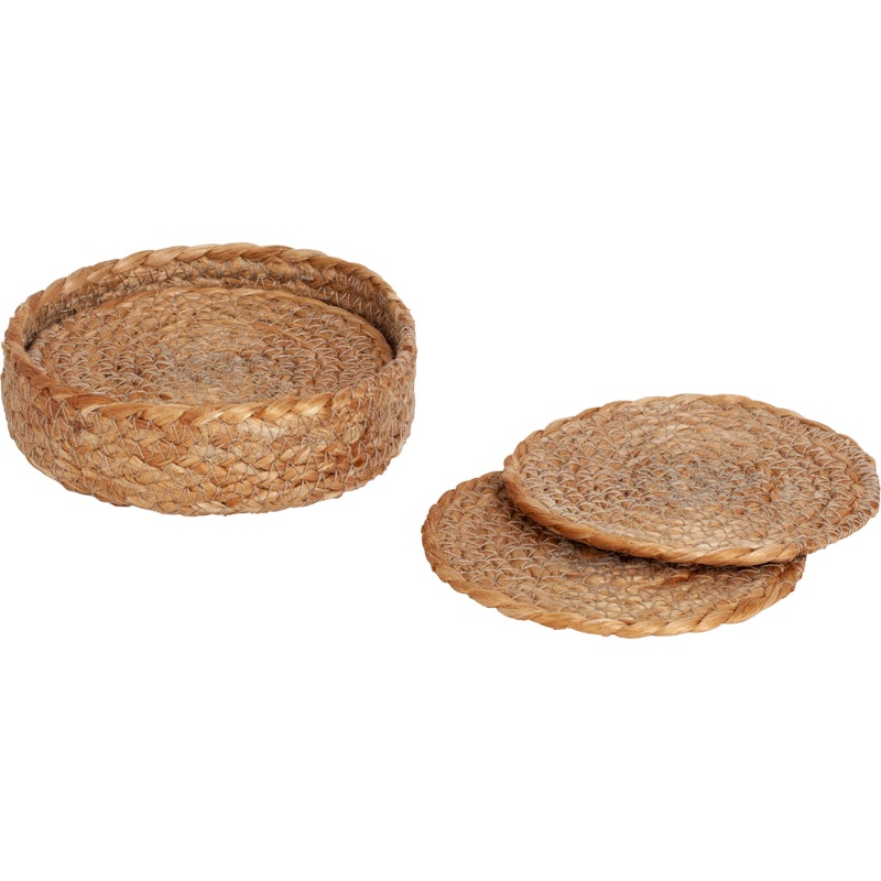 Elin Coasters 6-pack, Natural