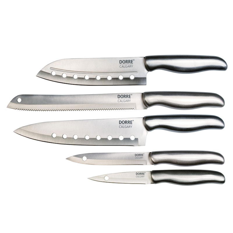 Calgary Knivset 5-pack, Stål