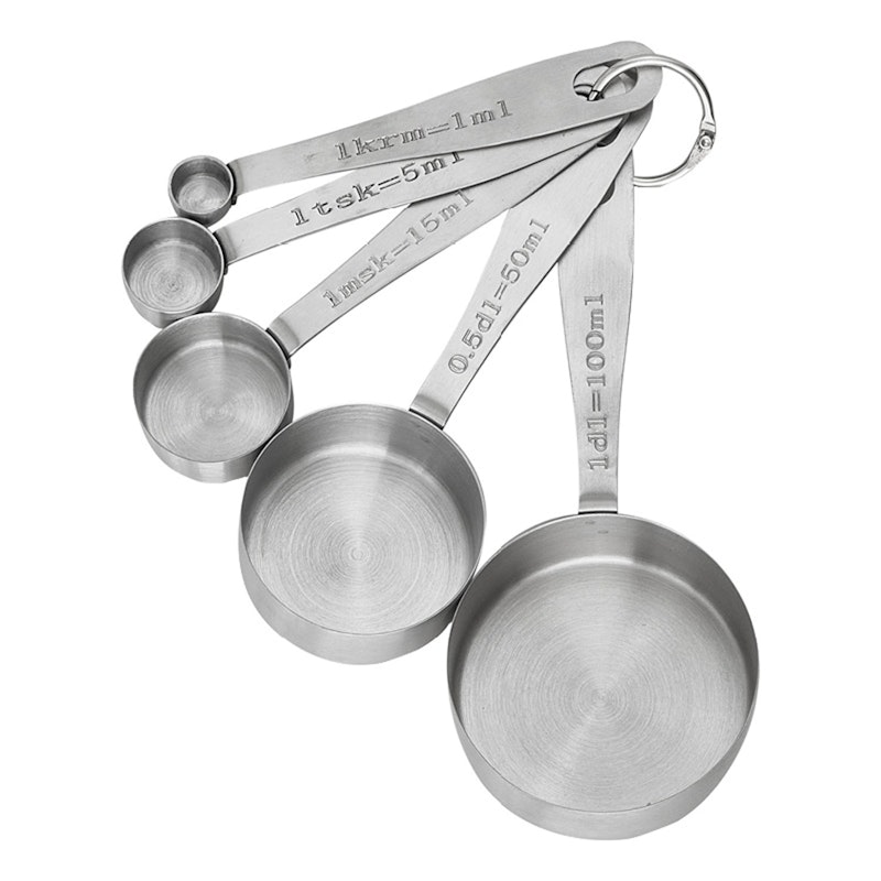 Myah Measuring Spoon Set Stainless Steel