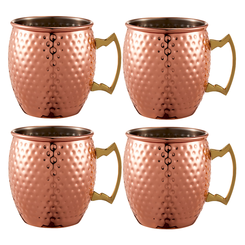 Oliver Goblet 4-pack, Copper