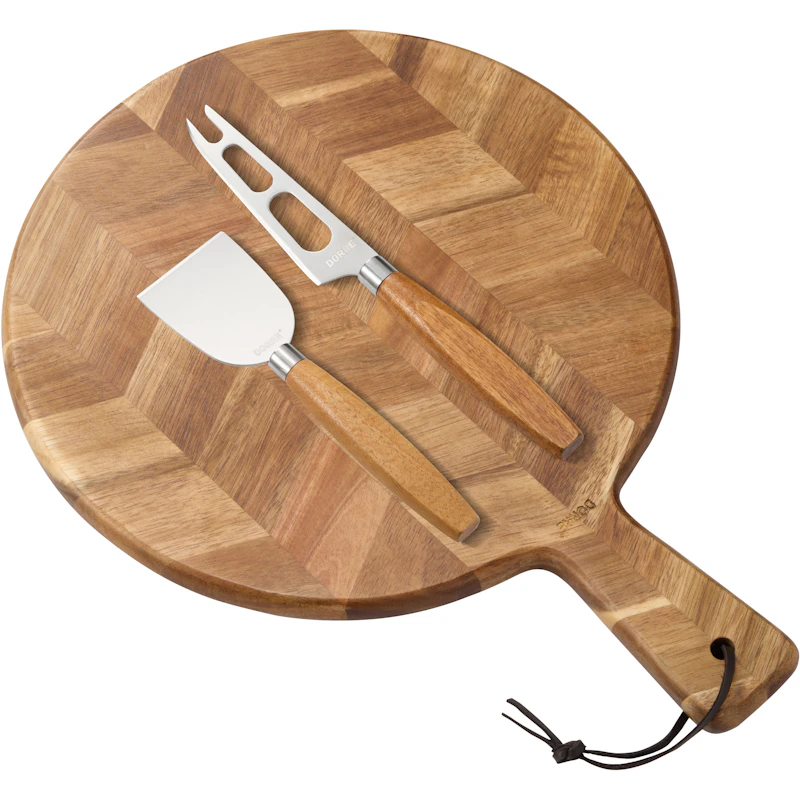 Sam Serving Tray With 2 Cheese Knifes