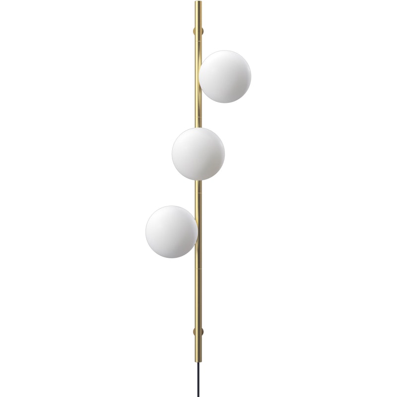 Stringball 3 Wall Lamp, Brass