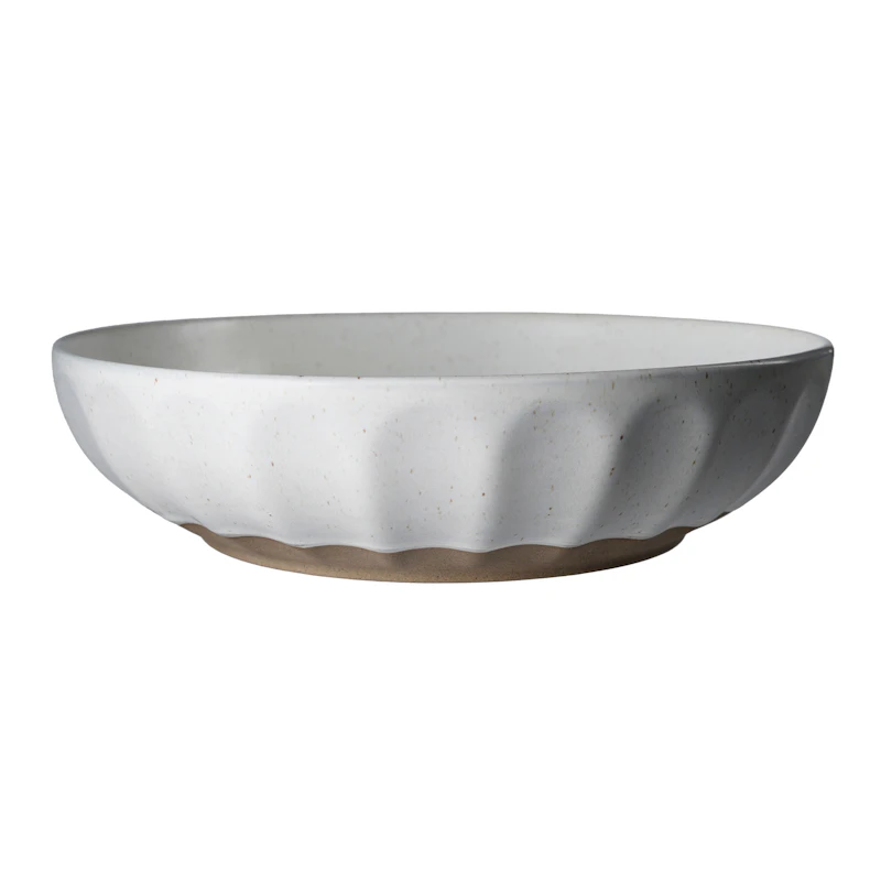 Bowl 24 cm, White / Nature