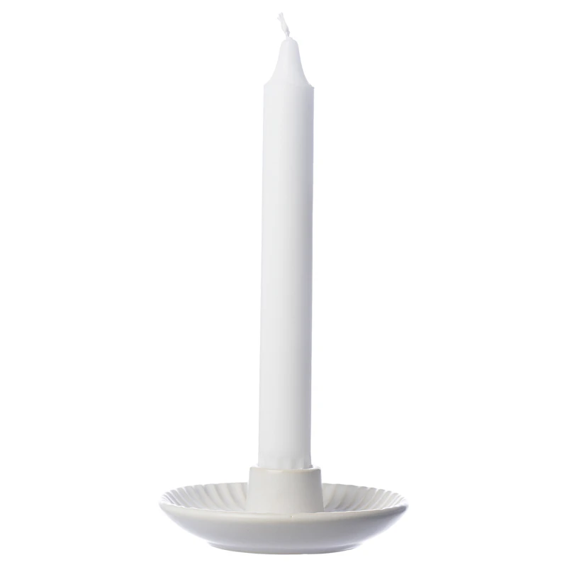 Candle Holder Ø10.5 cm, Off-white