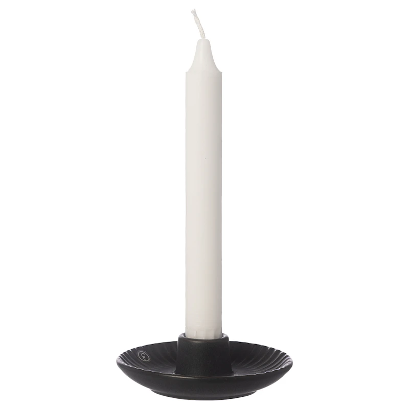 Candle Holder Ø10.5 cm, Black