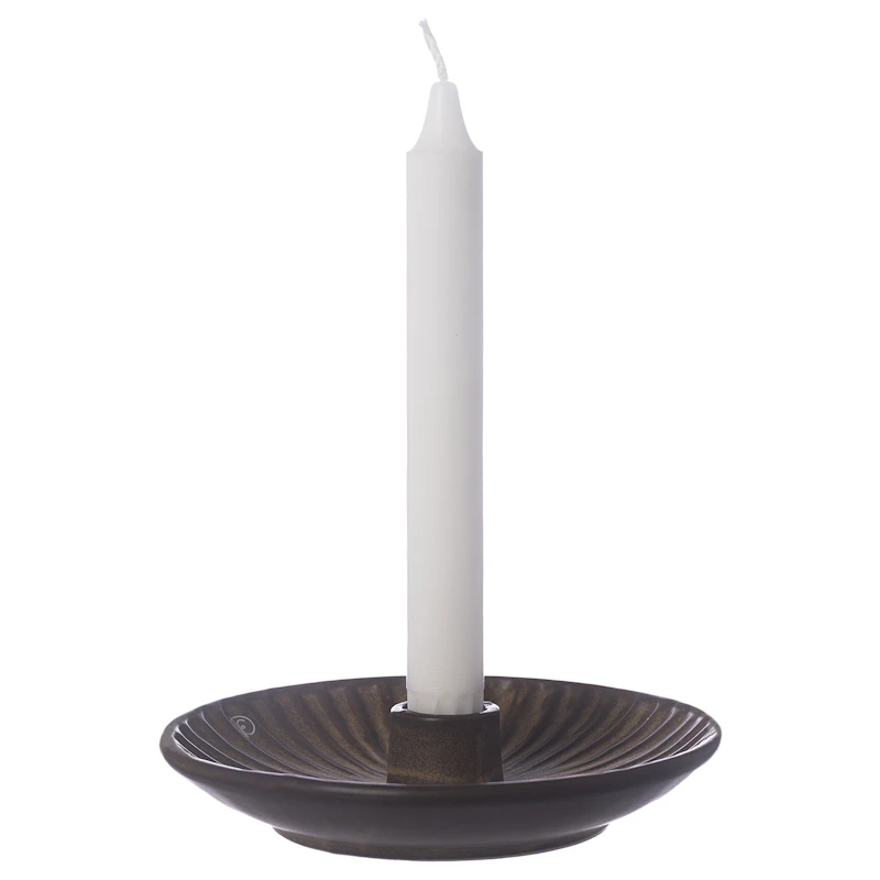 Candle Holder Ø16, Brown