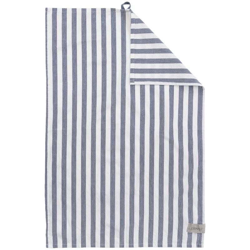 Kitchen Towel 47x70 cm, White/Blue