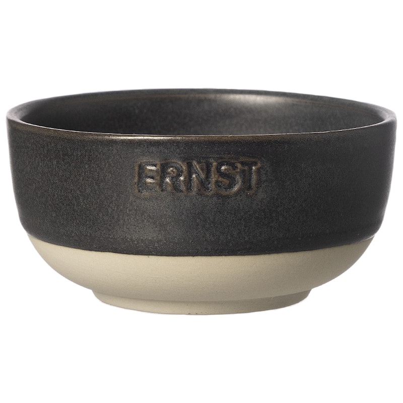 Bowl Ø8cm, Matte Black/Nature