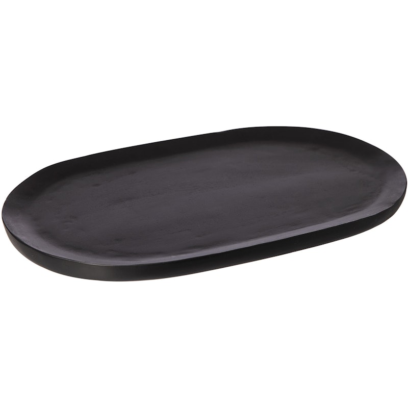 Tray Wood 40x25 cm, Black