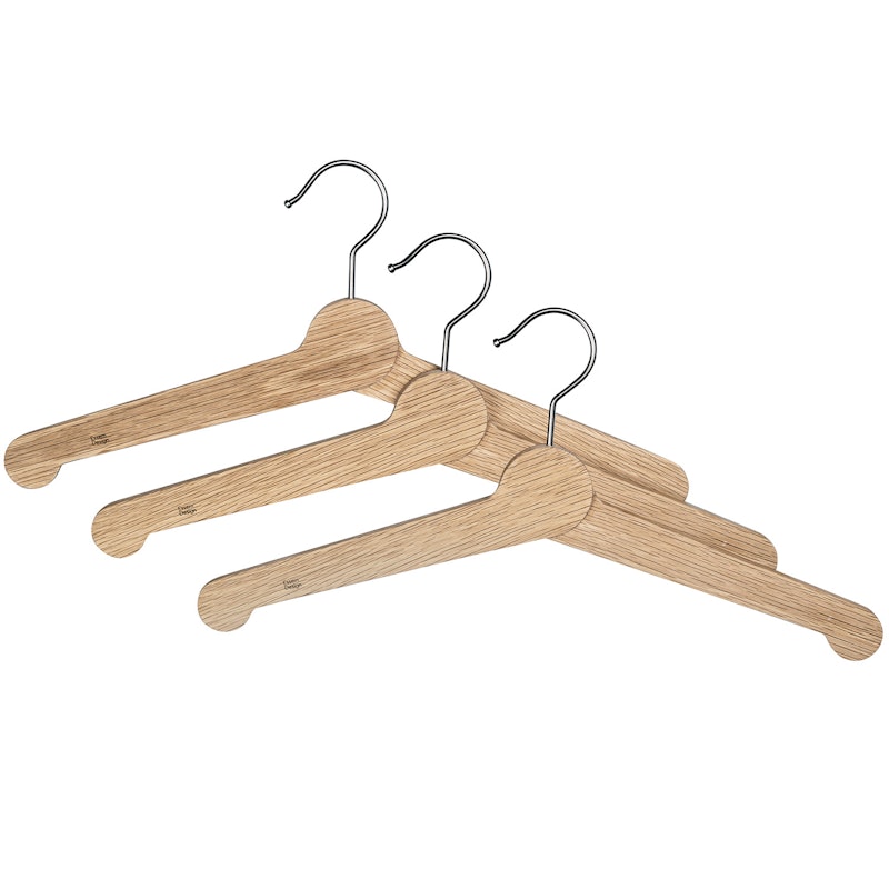 Nostalgi Hangers 3-pack, Oak