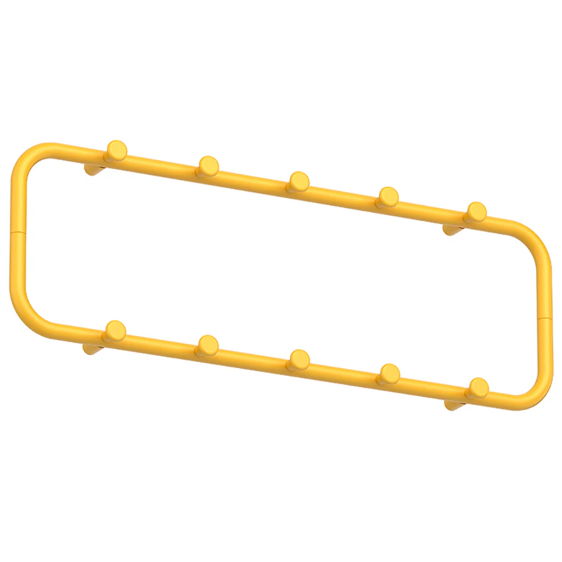 Classic Coat Rack Sun Yellow 100 cm