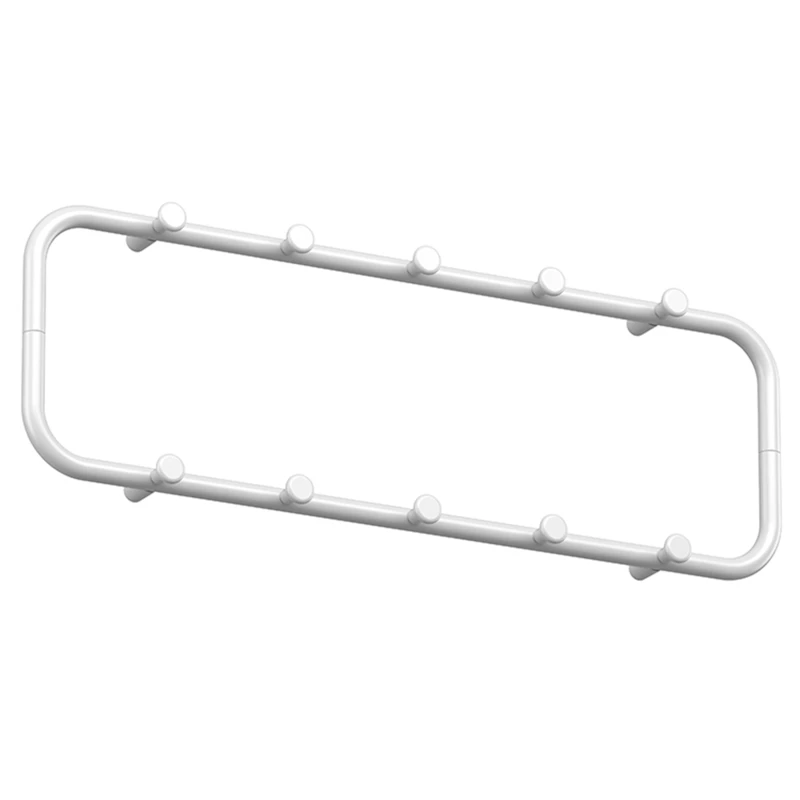 Classic Coat Rack White 120 cm