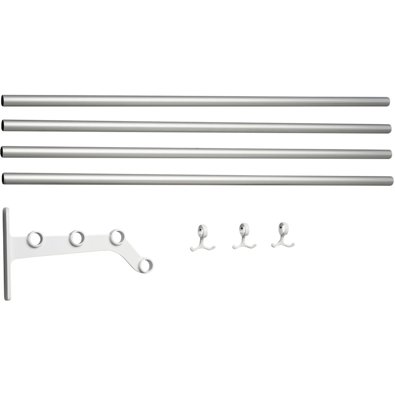 Nostalgi 291 Extension Part For Hat Rack, White / Aluminium