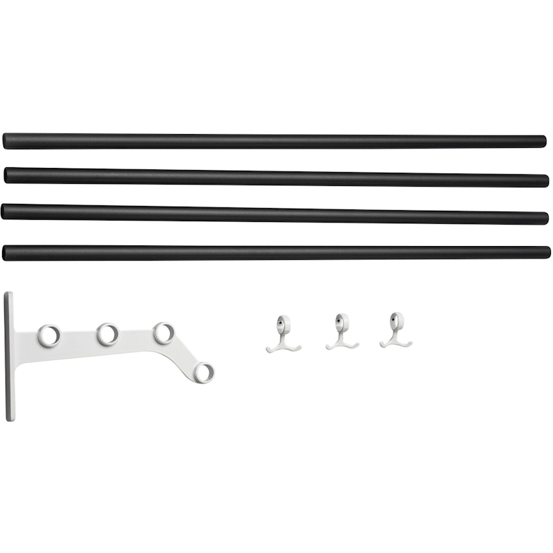 Nostalgi 291 Extension Part For Hat Rack, White / Black